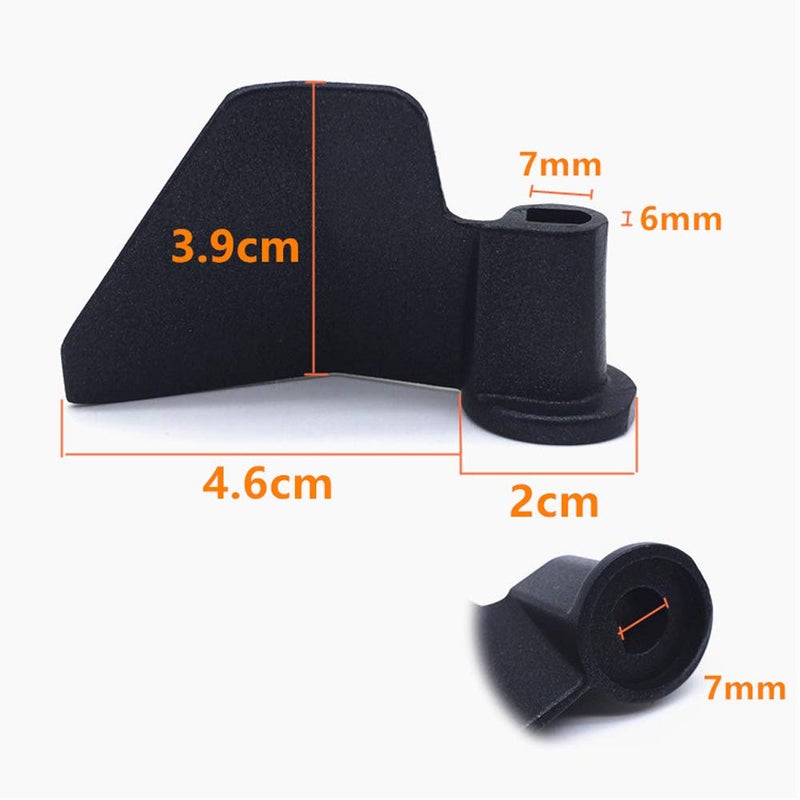 Lelukee 2 Pack Breadmaker Paddle,Bread Maker Blade Made of Non‑Stick Coating + Carbon Steel Material,Replacement Parts for Breadmaker Machine - Image 2
